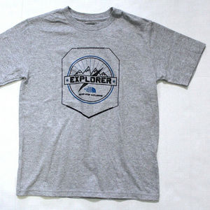 The North Face Boys Short Sleeve Explorer Graphic Cotton Tee Size M